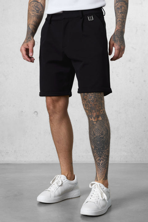 BLACK ICON TAILORED SHORTS