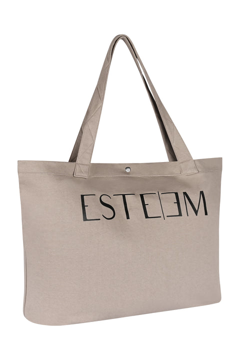 VINTAGEKHAKI BEACH TOTE BAG