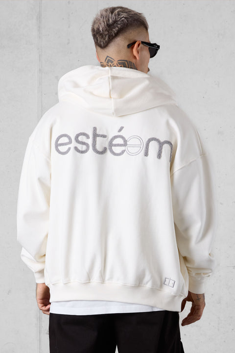 OFFWHITE SP APPLIQUÉ OVERSIZED ZIP HOODIE