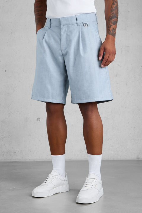 LIGHTBLUE ICON WIDE TAILORED SHORTS