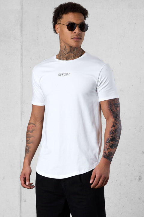 WHITE BASIC TEE