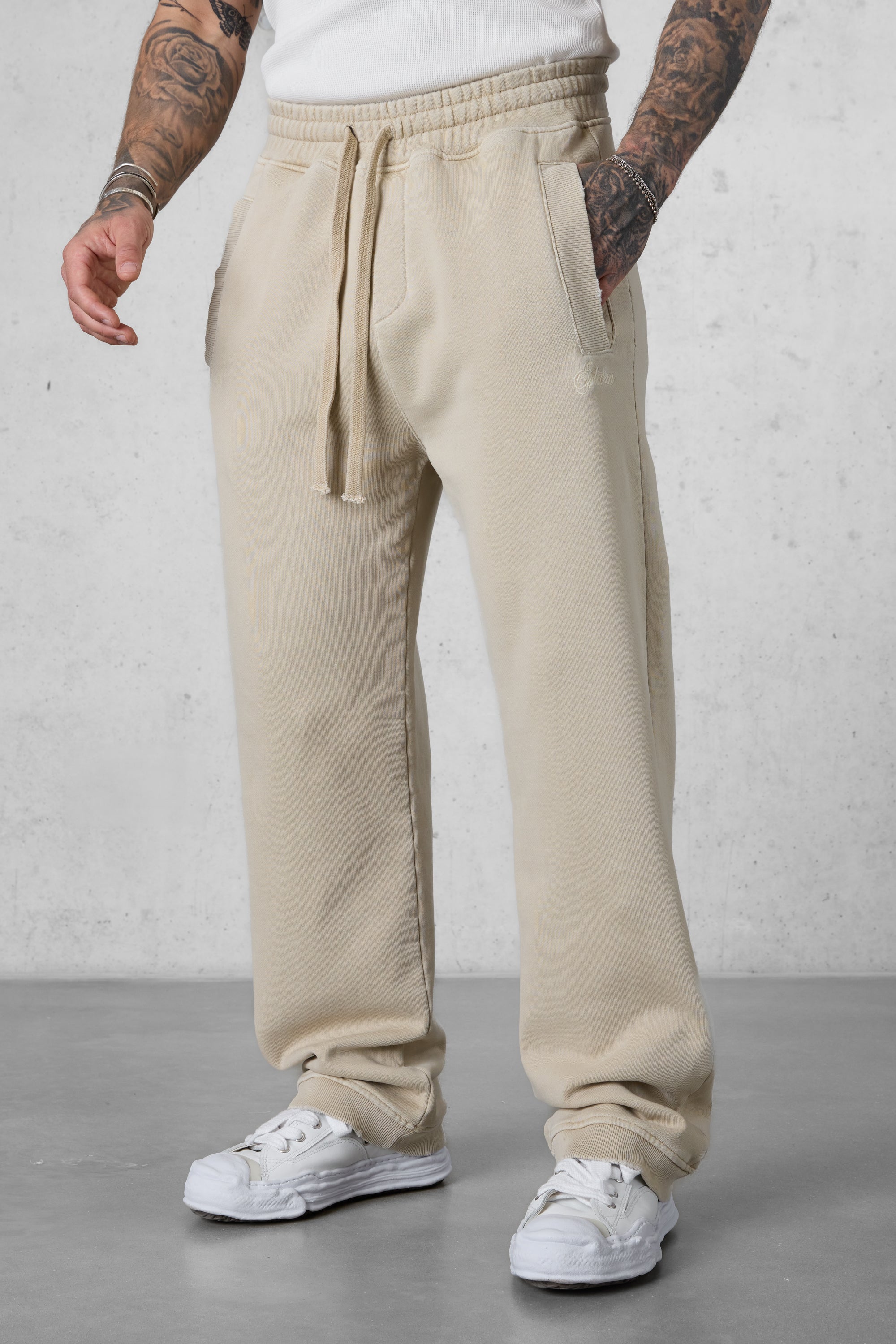 ESTEEM Jogginghose Herren Baggy Aged Matcha – ESTEEM Clothing
