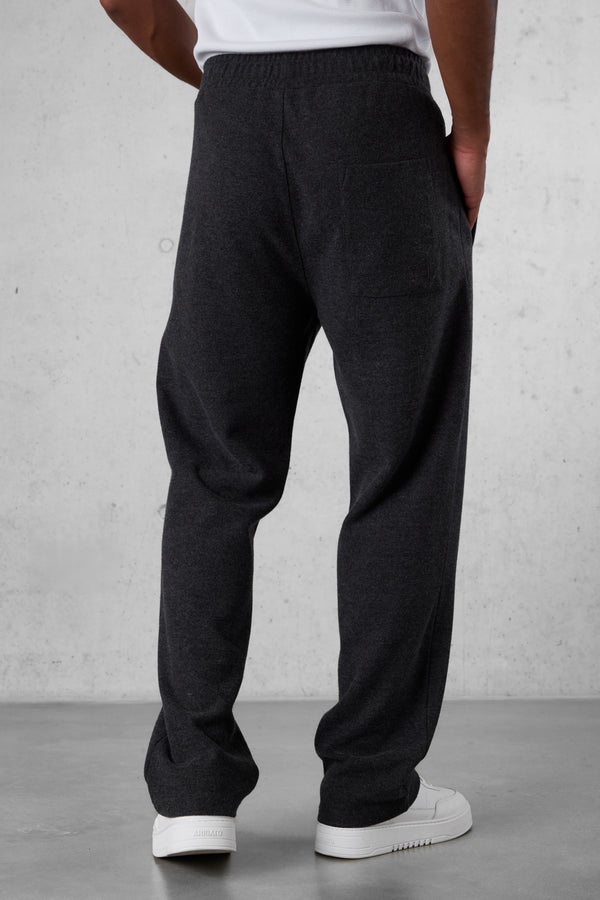 ANTHRACITE MELANGE COMFY LOOSE SWEATPANTS