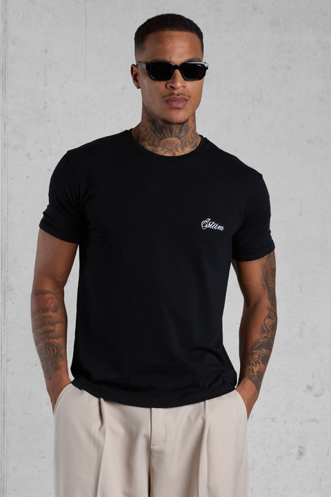 BLACK SIGNATURE TEE