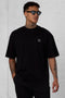 BLACK ICON OVERSIZED TEE