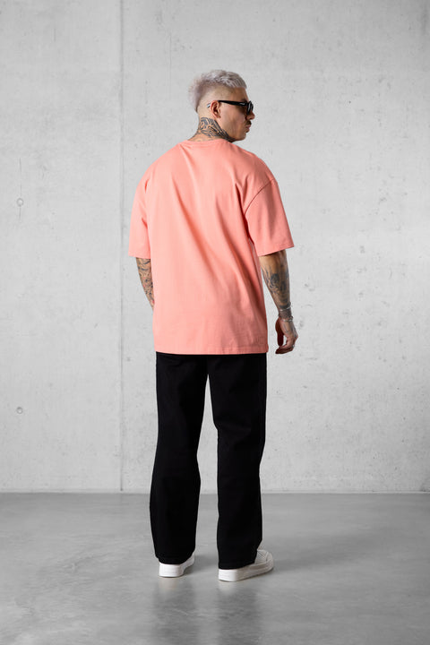 BURNTCORAL ESSENTIAL OVERSIZED TEE