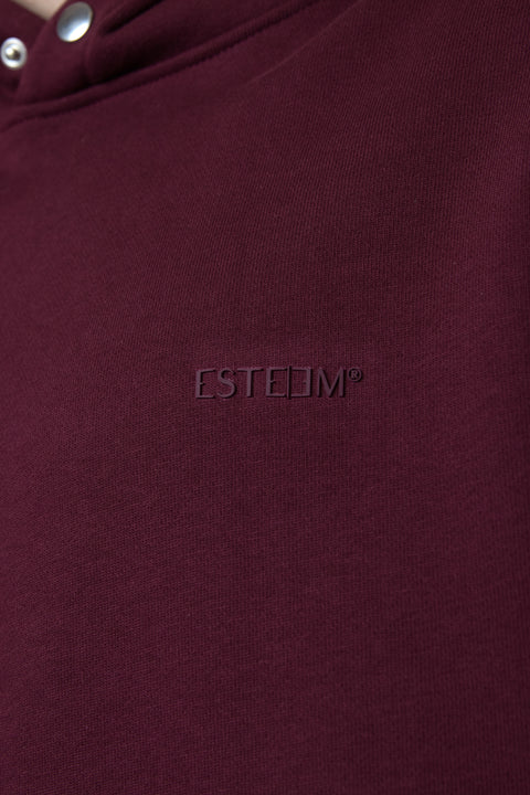 CABERNET ESSENTIAL OVERSIZED HOODIE