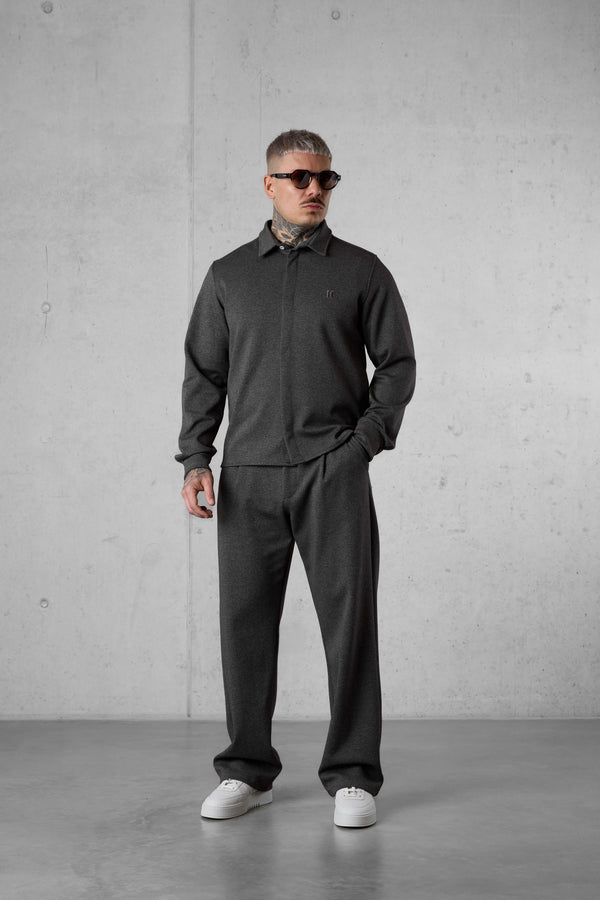 COFFEE WIDE TAILORED PANTS