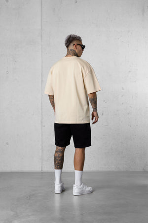 CREMEBRULEE DISCREET OVERSIZED TEE