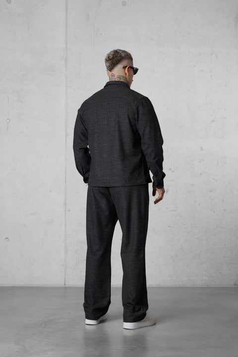 DARKBLUE VINTAGE WIDE TAILORED PANTS