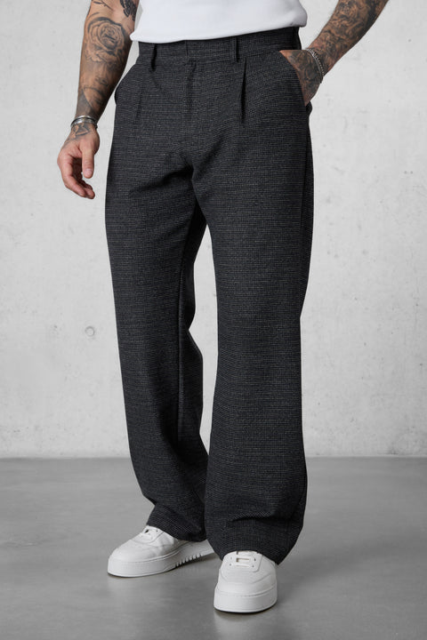 DARKBLUE VINTAGE WIDE TAILORED PANTS
