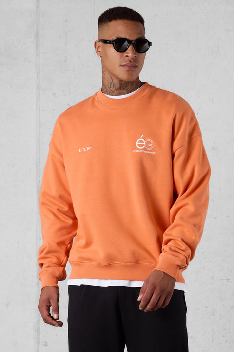 DUSTYORANGE OPPOSÉ OVERSIZED SWEATER