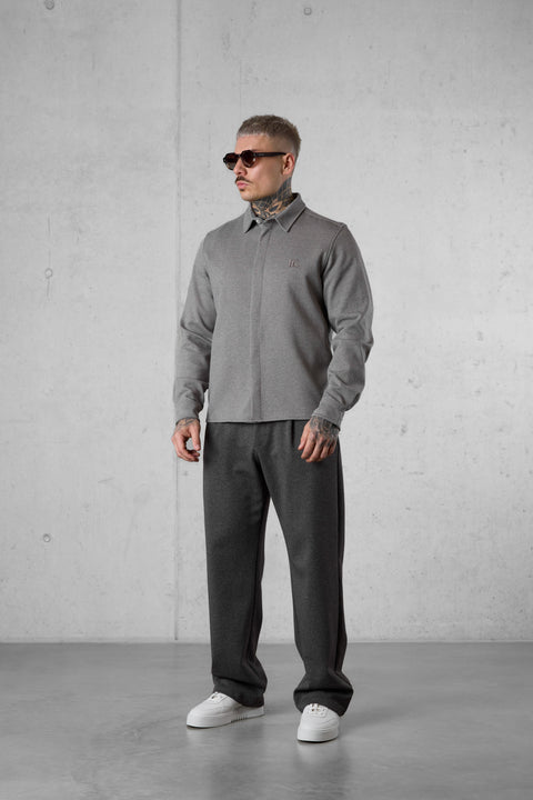 COFFEE WIDE TAILORED PANTS