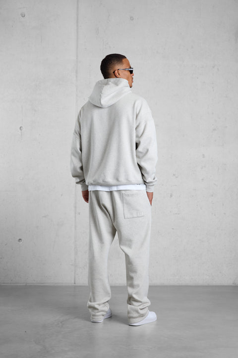 GREY MELANGE SIGNATURE OVERSIZED HOODIE