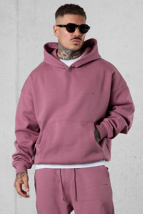 MAUVEROSE ESSENTIAL OVERSIZED HOODIE