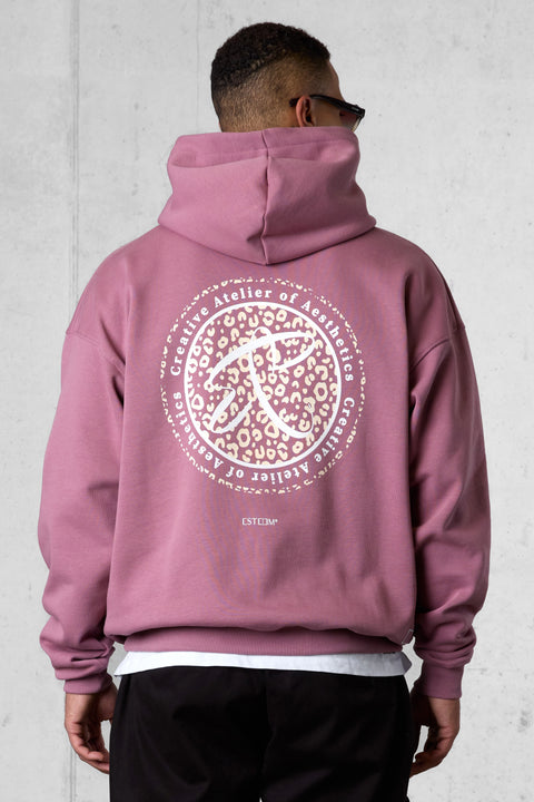MAUVEROSE LEO AESTHETICS OVERSIZED HOODIE