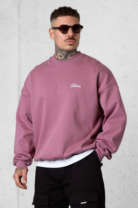 MAUVEROSE SIGNATURE OVERSIZED SWEATER