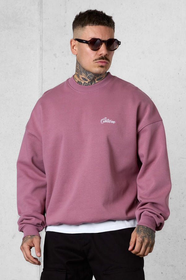 MAUVEROSE SIGNATURE OVERSIZED SWEATER