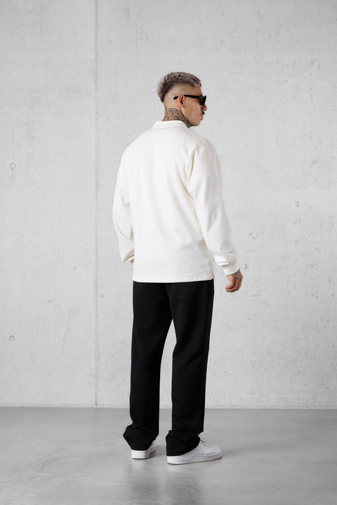 OFFWHITE ESSENTIAL ZIP SWEATER