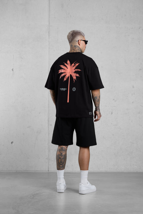 BLACK PALM OVERSIZED TEE 5.0
