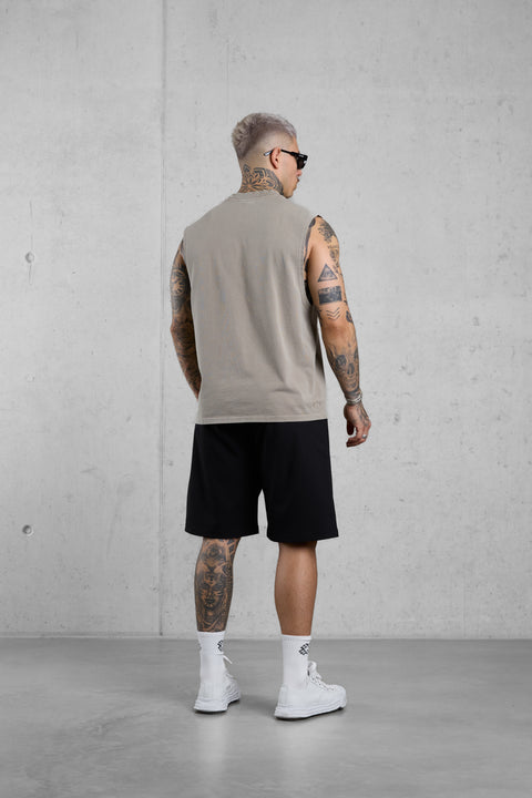 VINTAGE KHAKI OVERSIZED TANK TEE