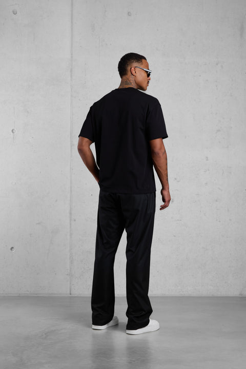 BLACK MONOGRAM REGULAR TEE