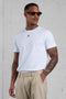 WHITE MONOGRAM TEE