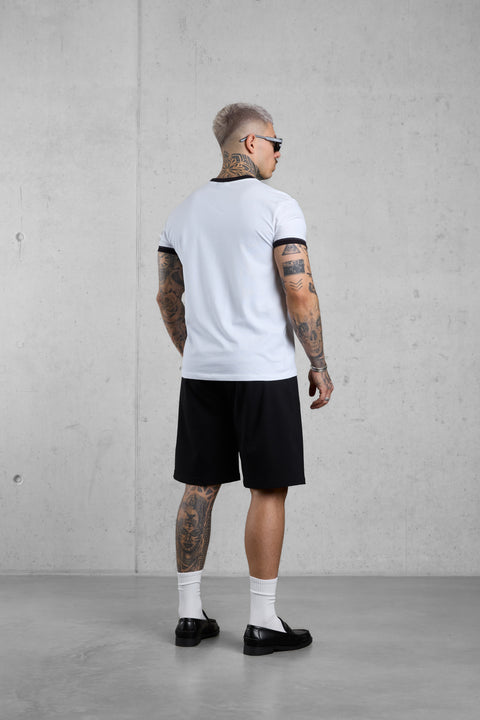 WHITE CONTRAST TEE