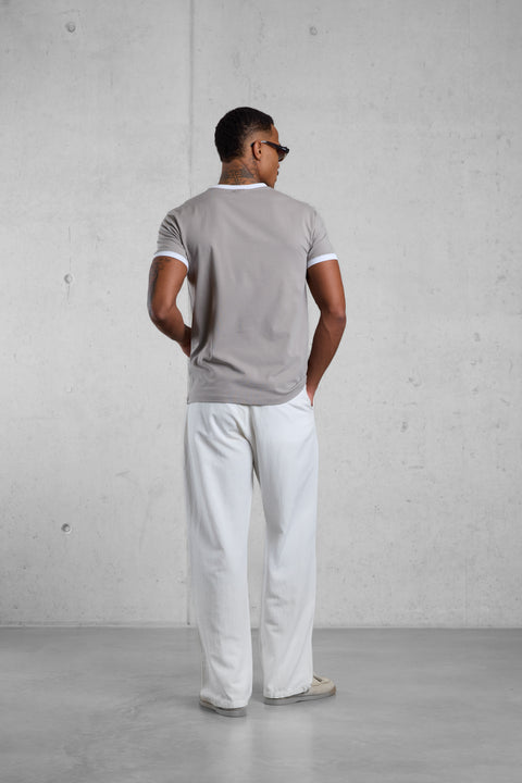 MINERALGREY CONTRAST TEE