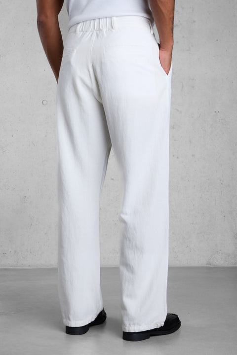 WHITE LINEN PANTS