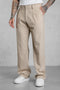 SAND WIDE TAILORED PANTS