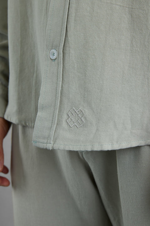 SAGE LINEN SHIRT