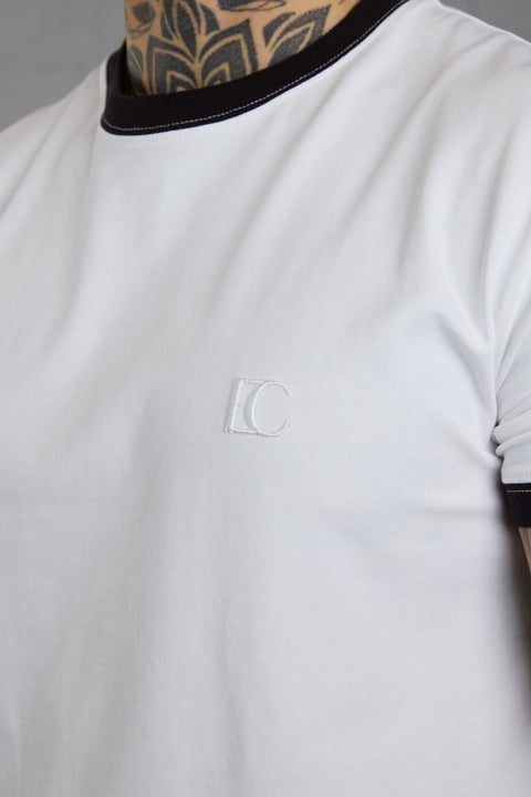 WHITE CONTRAST TEE