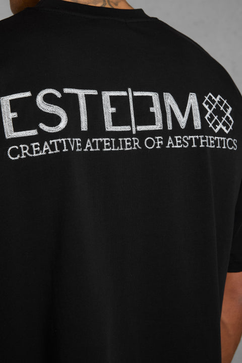 BLACK CREATIVE ATELIER OVERSIZED TEE