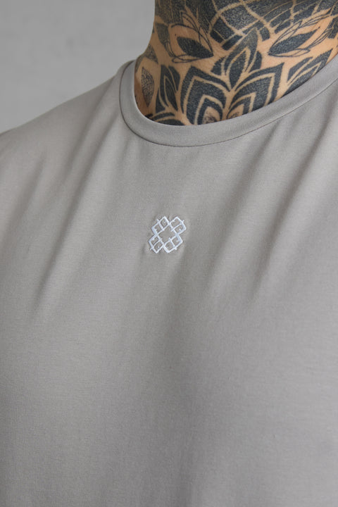 MINERALGREY MONOGRAM TEE