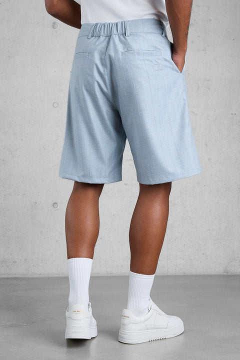 LIGHTBLUE ICON WIDE TAILORED SHORTS