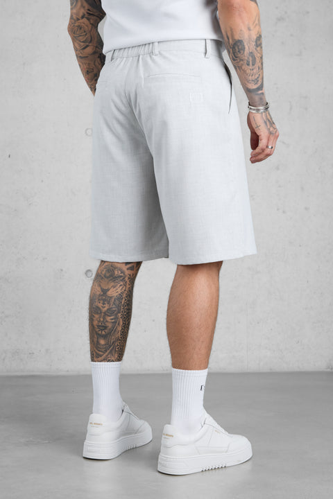 CLOUDGREY WIDE TAILORED SHORTS