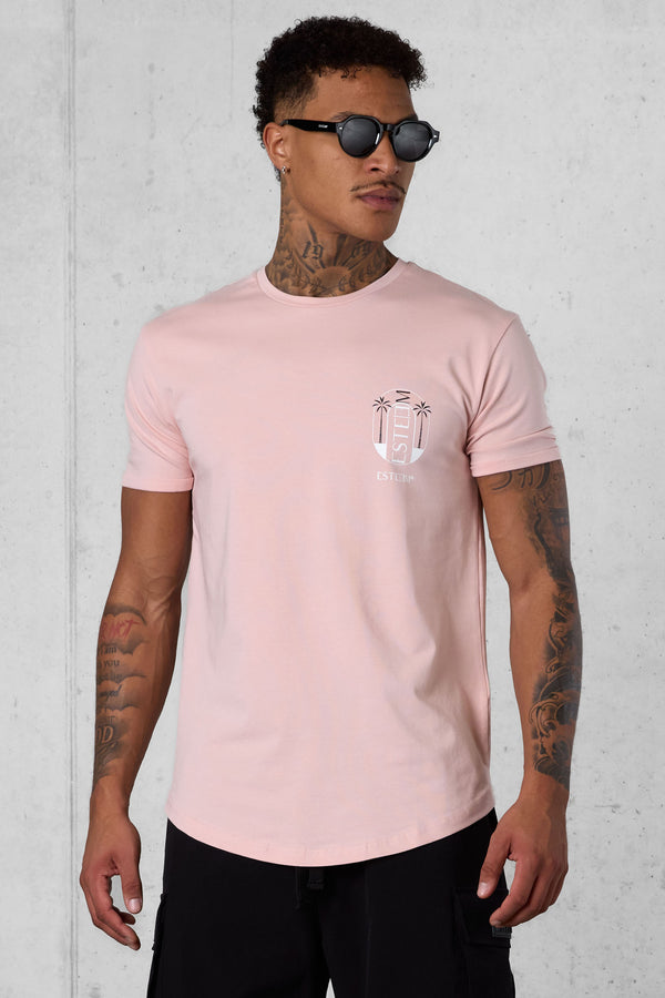 SMOKEROSE DOUBLE PALM LOGO TEE