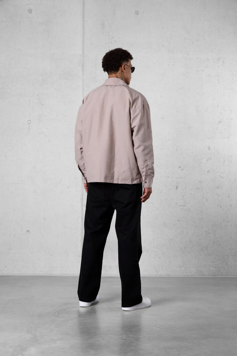 STONE NYLON OVERSIZED JACKET