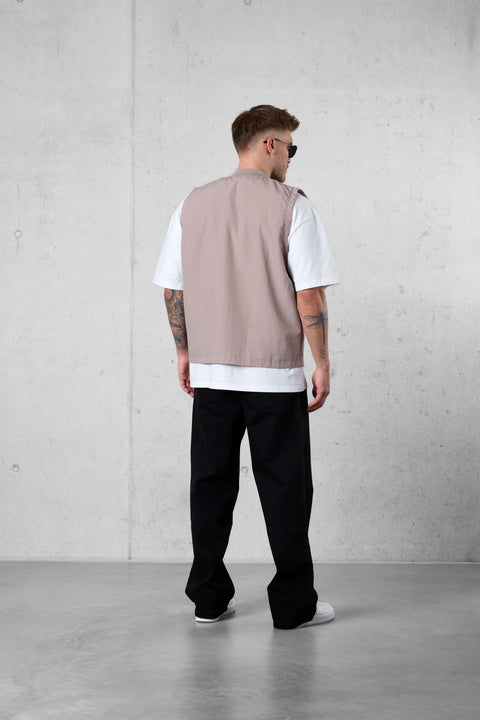 STONE NYLON VEST