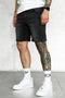 WASHED BLACK BASIC JEANSSHORTS