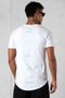 WHITE BEACHGREEN VERTICAL TEE