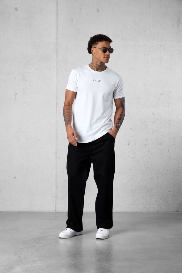 WHITE BASIC TEE