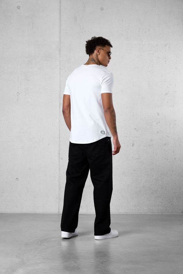 WHITE BASIC TEE